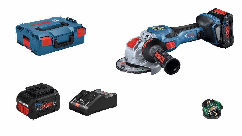 Bosch GWS 18V-15 SC Accu haakse haakse slijper in L-Boxx - 06019H6101