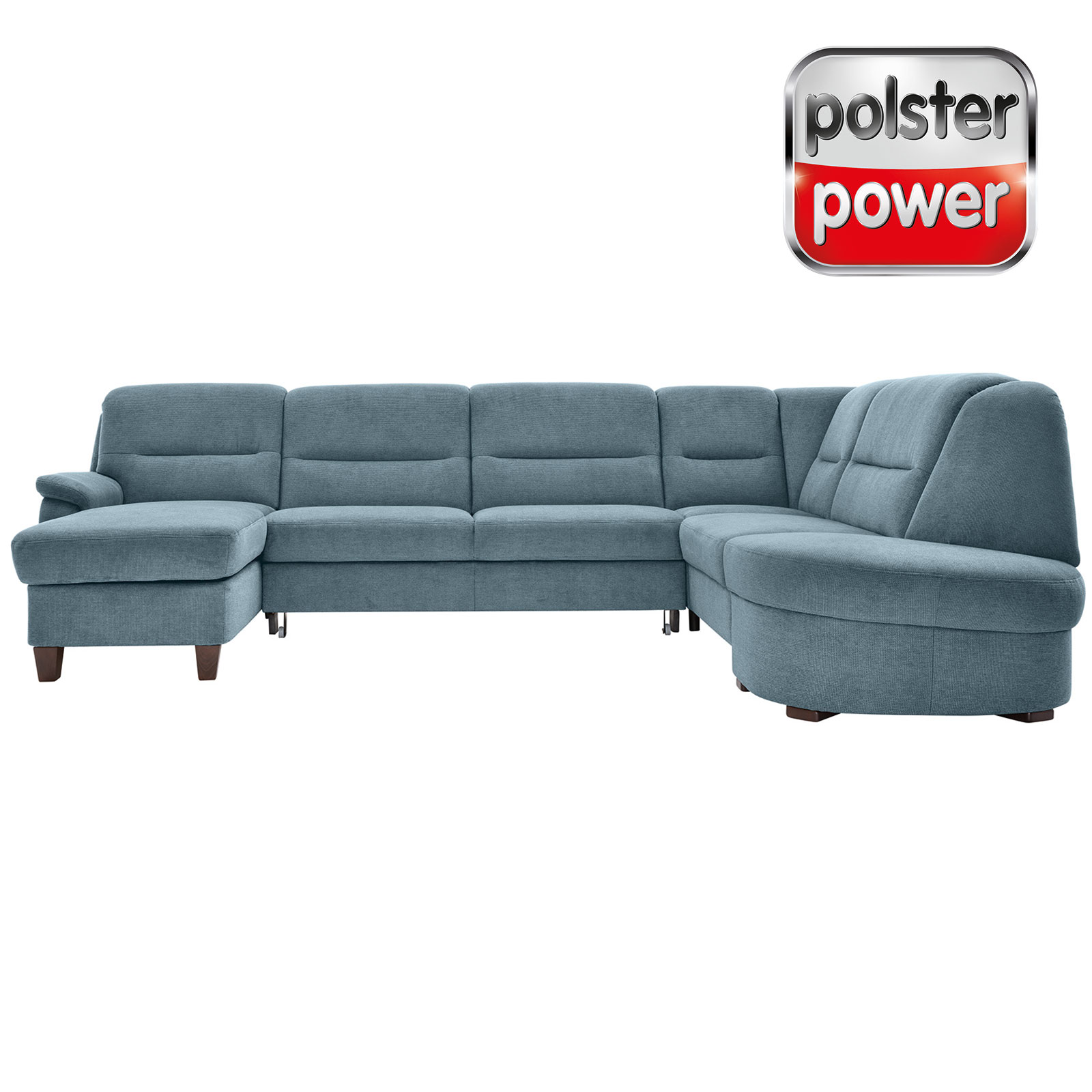 polsterpower Wohnlandschaft - Belle ice - Basismodell - links