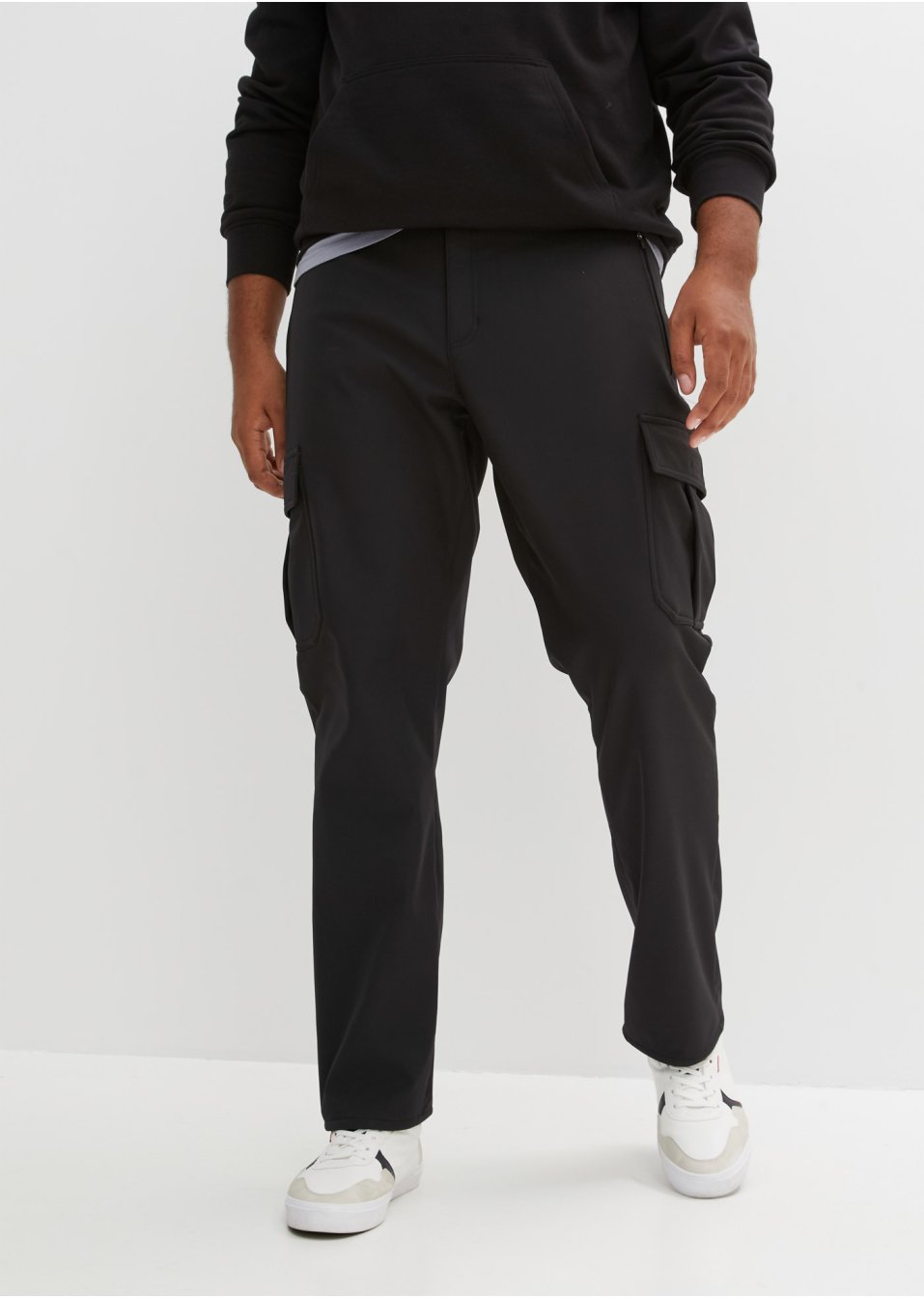 Pantalon outdoor softshell avec teneur en élasthanne, ceinture incl., Regular Fit