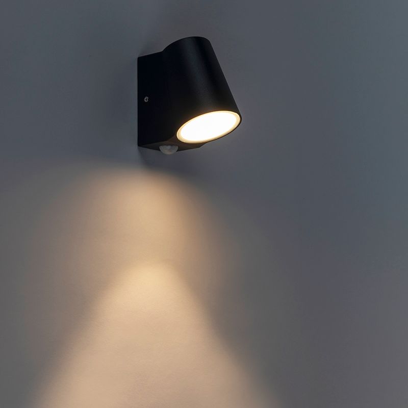 Buitenlamp antraciet met bewegingssensor incl. LED - Uma