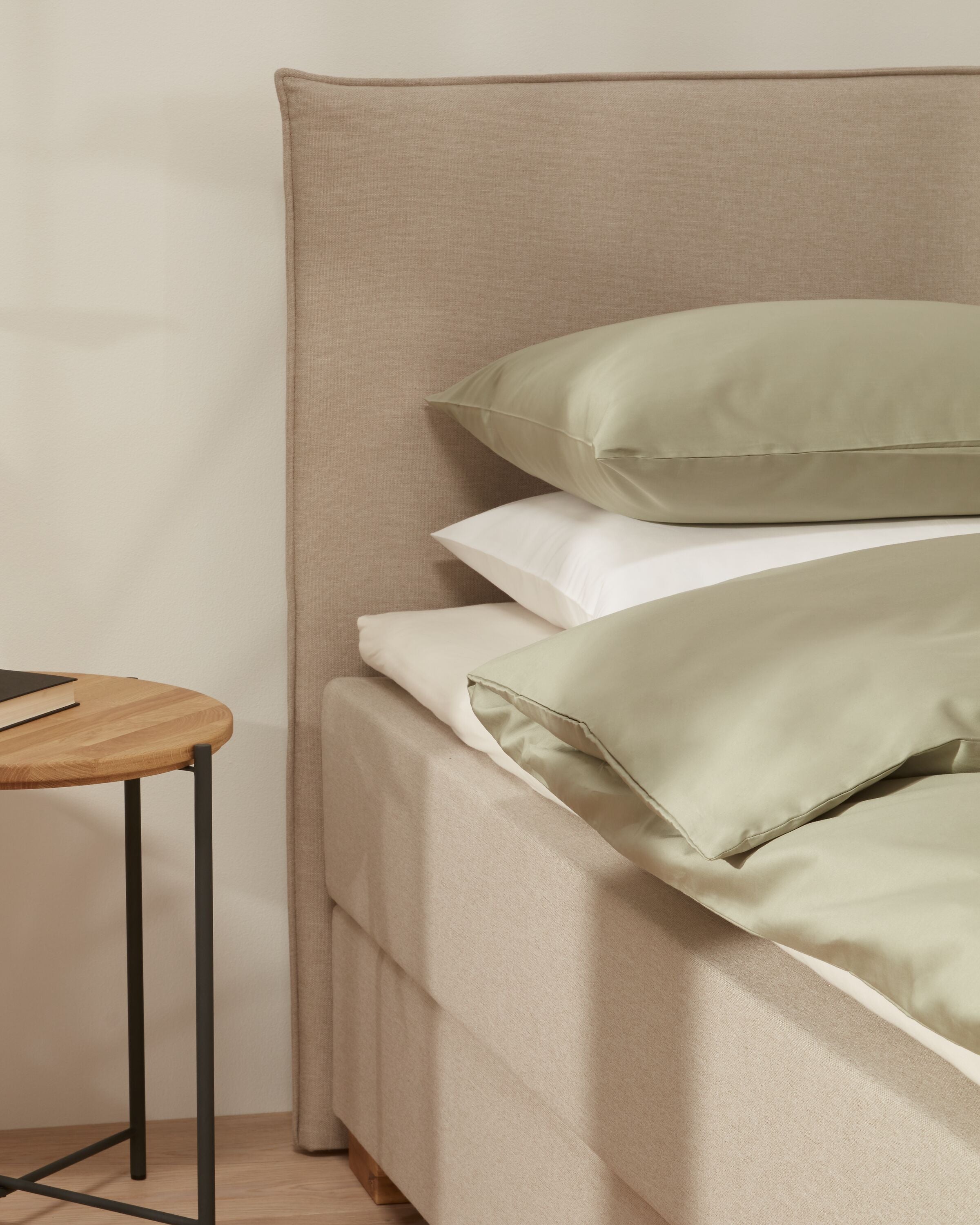 bico GOODNIGHT Boxspringbett - Beige / B: 180.0 cm x T: 200.0 cm