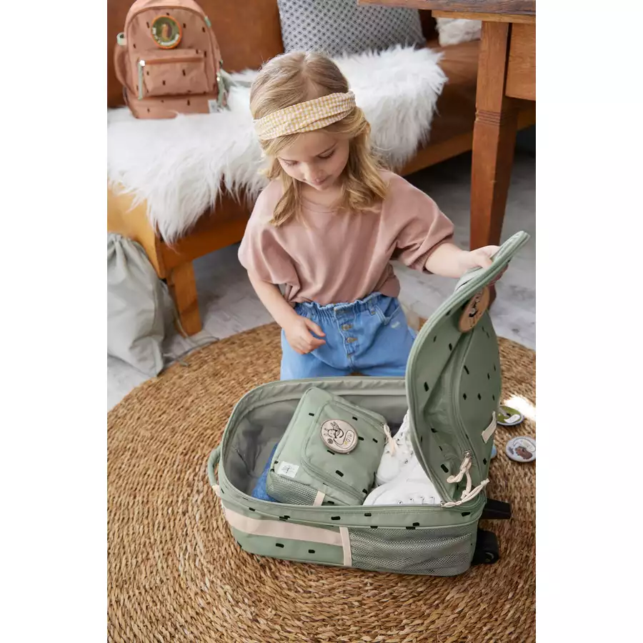 LÄSSIG Trolley Happy Prints light olive