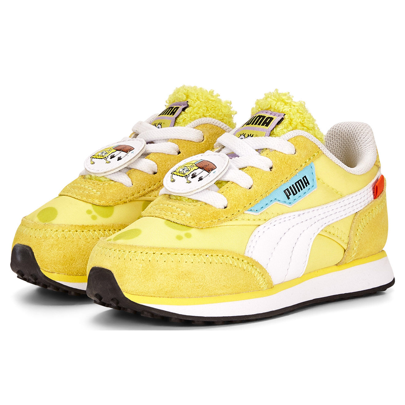 Puma Baskets Future Rider Bob L'Eponge AC jaunes