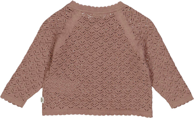 Müsli by Green Cotton Knit scallop cardigan baby Daydream