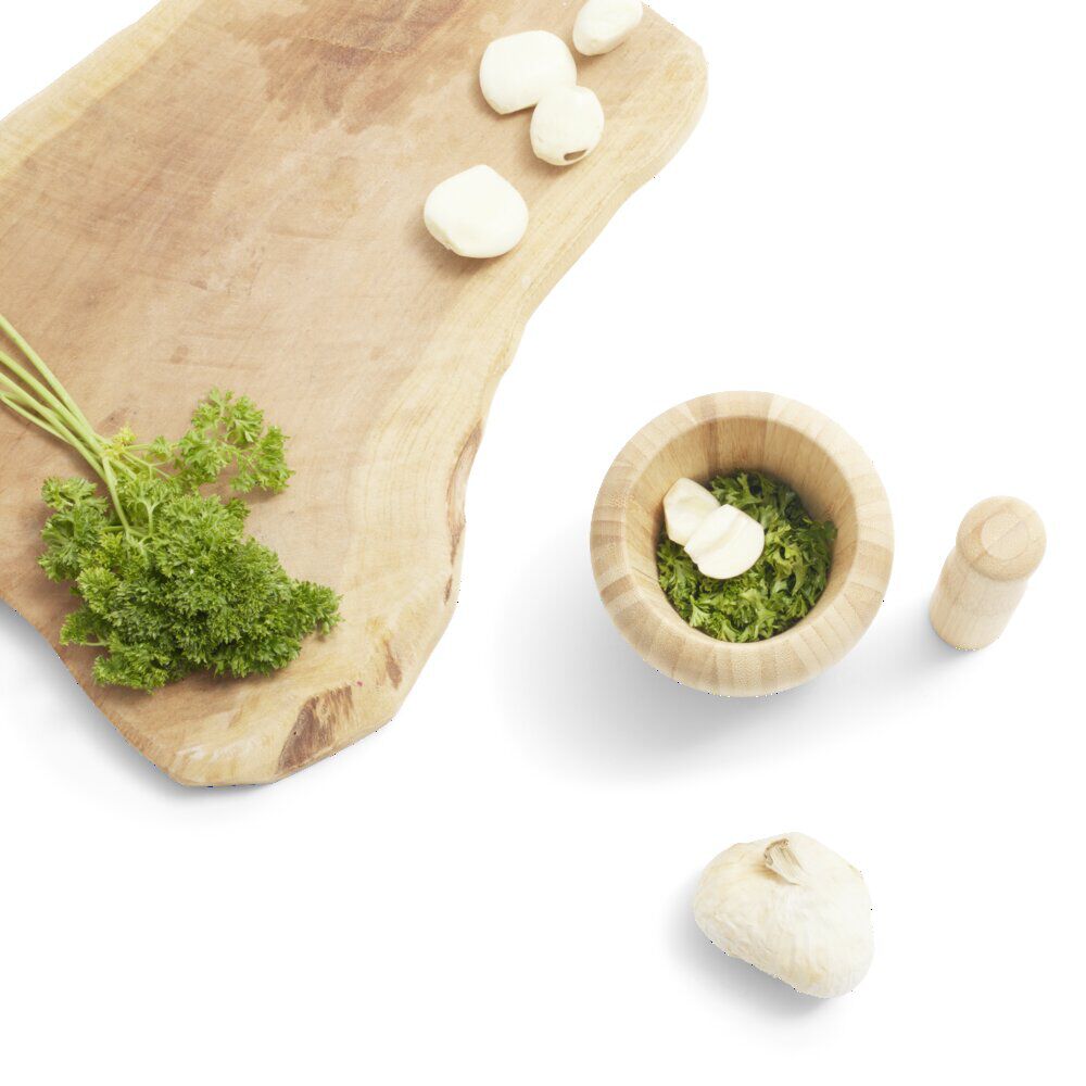 Mortier en bambou H14,5cm