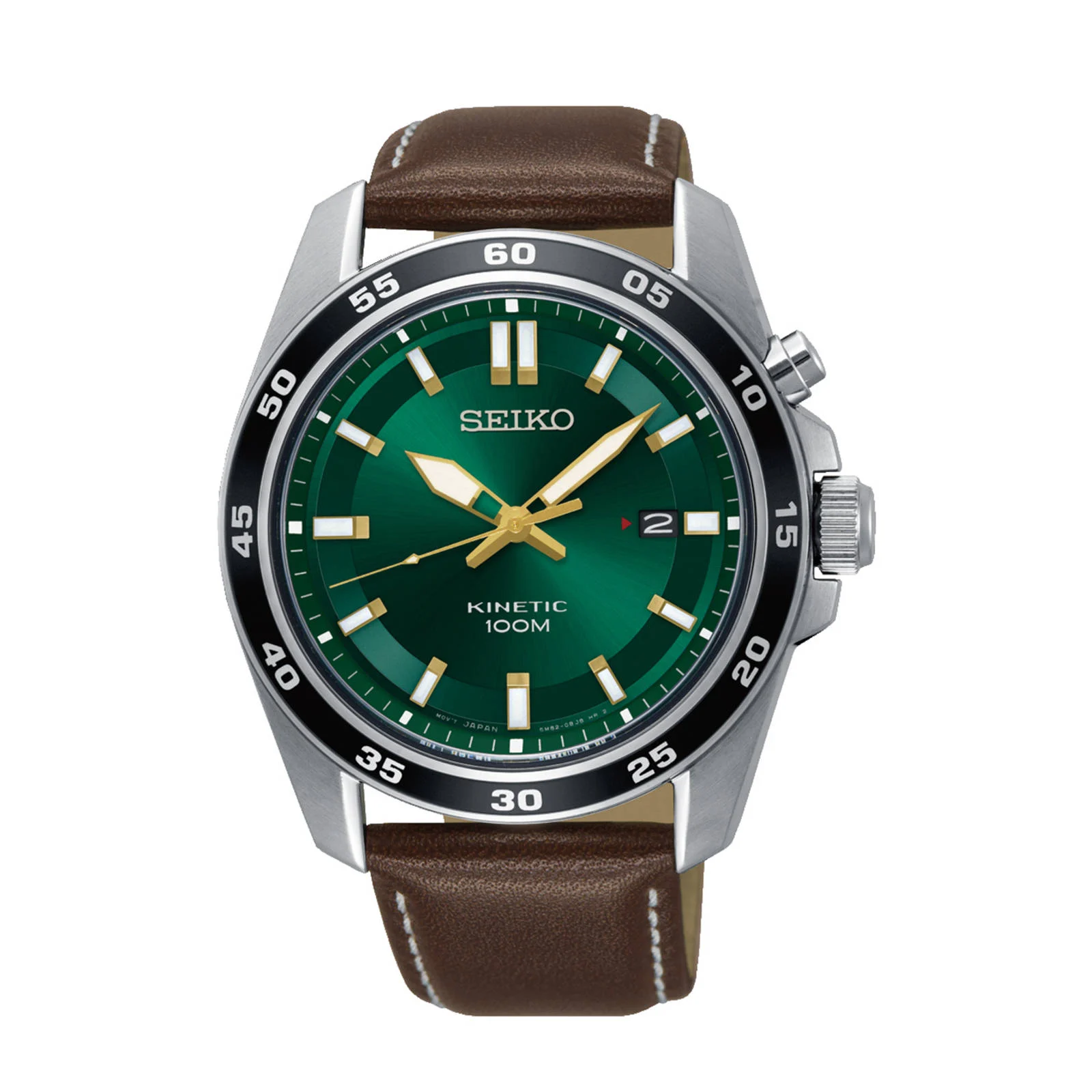 Seiko horloge SKA791P1 bruin