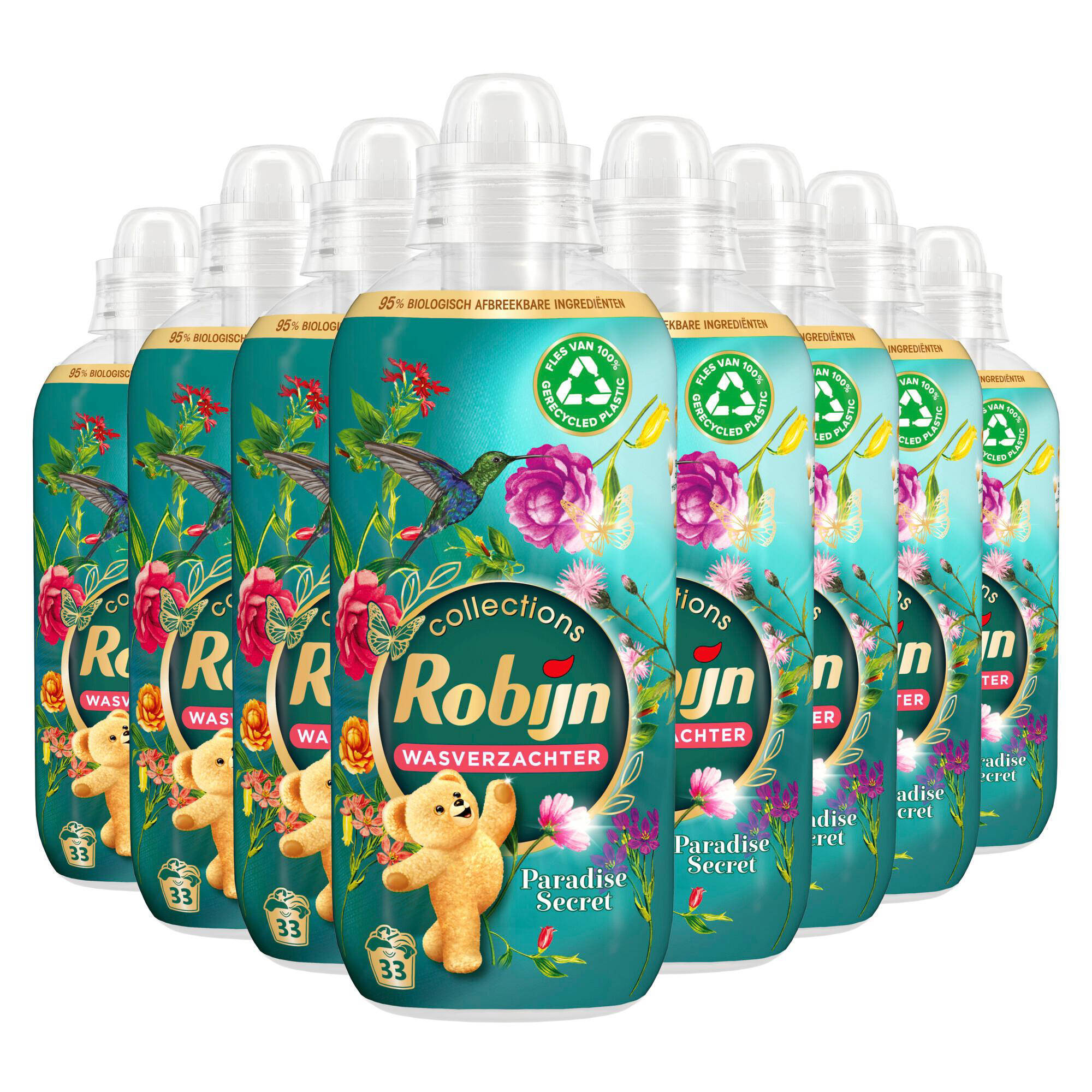 Robijn wasverzachter Paradise Secret - 8 x 33 wasbeurten - 264 wasbeurten