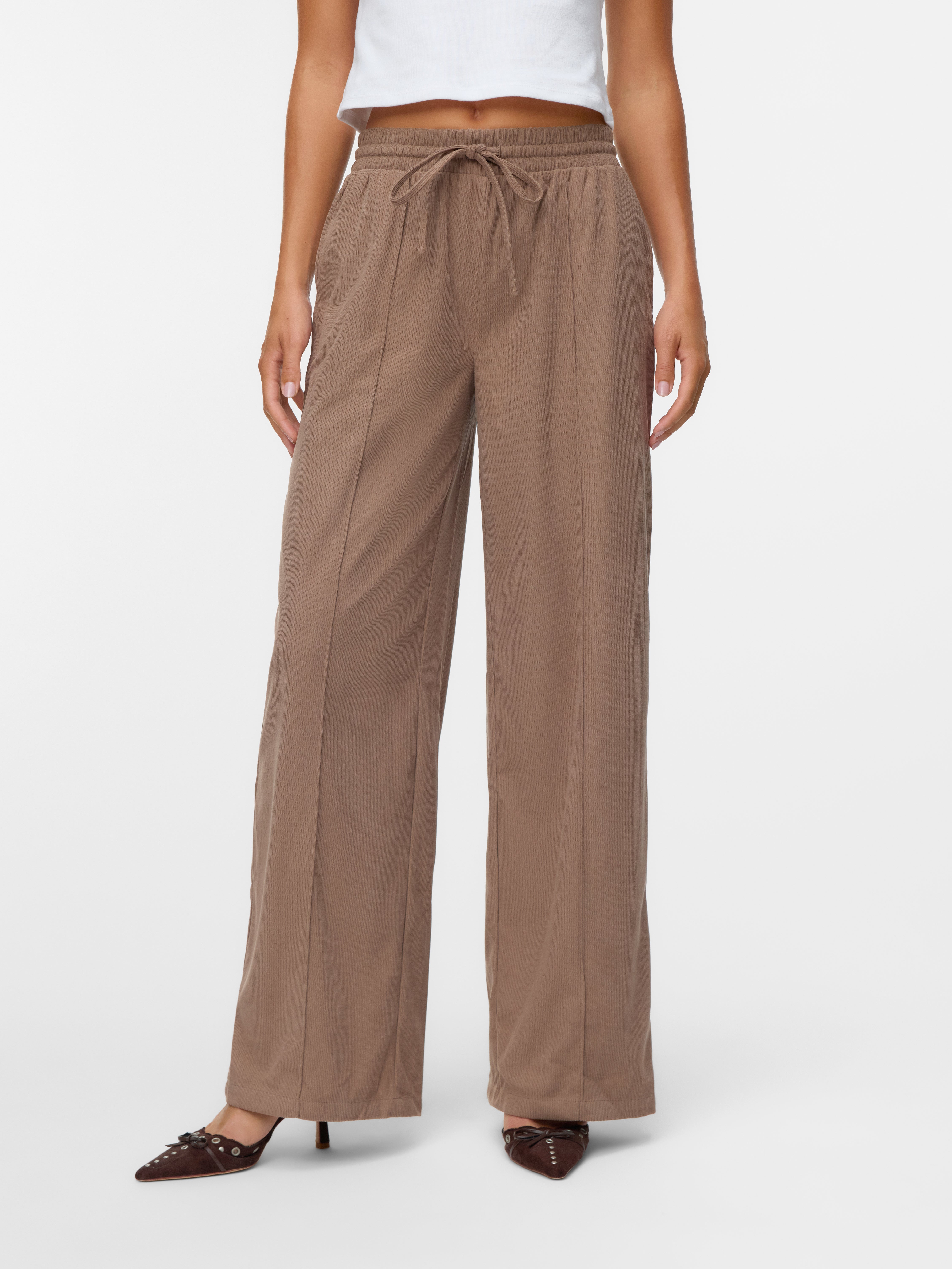 VMVILJA High waist fluwelen Broek