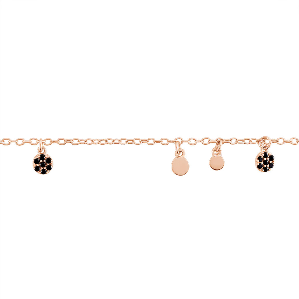 Bracelet Fares Argent Rose Spinelle
