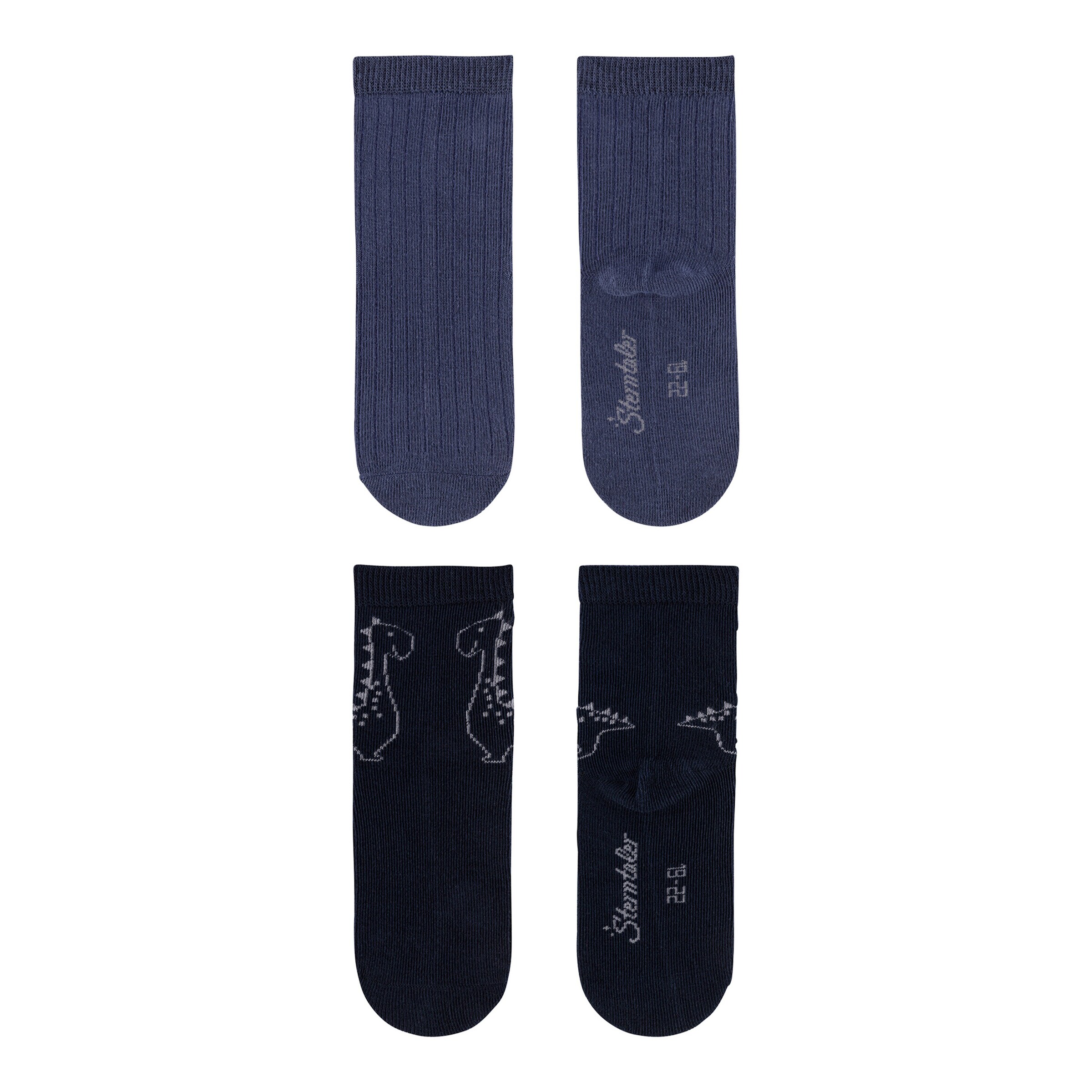 Sterntaler 6er-Pack Socken Weltall Dino blau/gelb