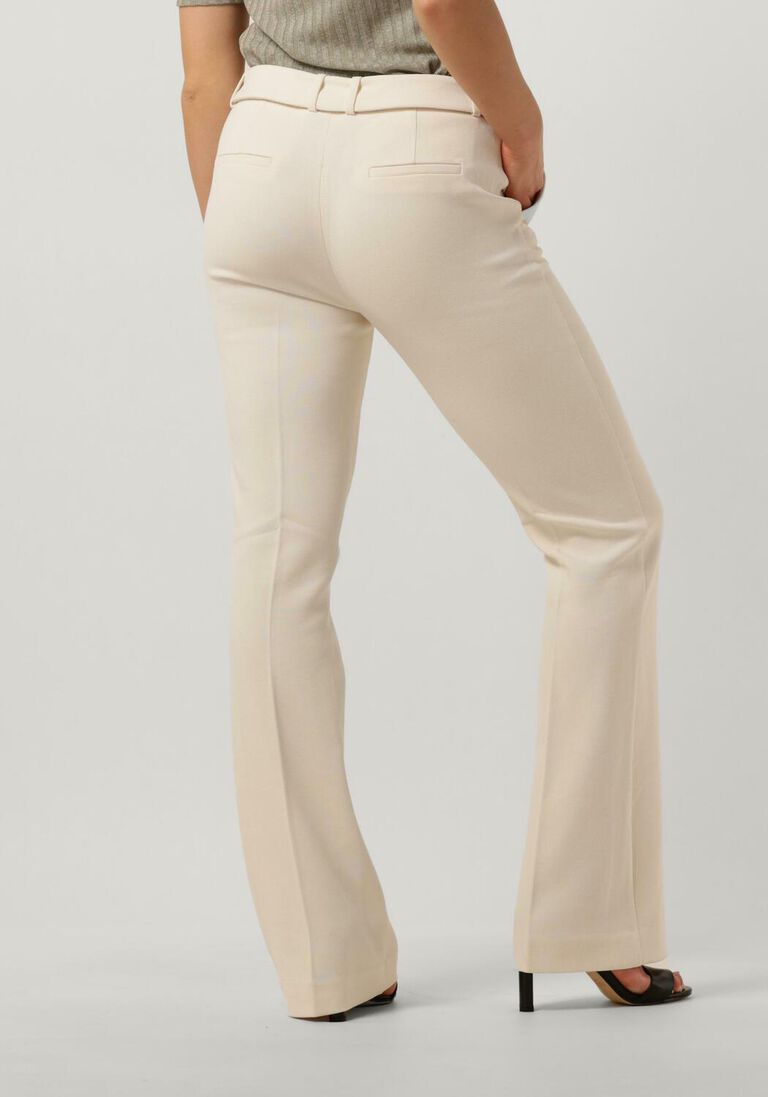 AAIKO ecru aaiko pantalon flarene vis 420