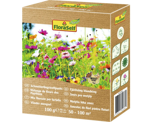 Bloemenweide zaden FloraSelf Nature 'Butterfly Meeting Point' ca. 100 m²