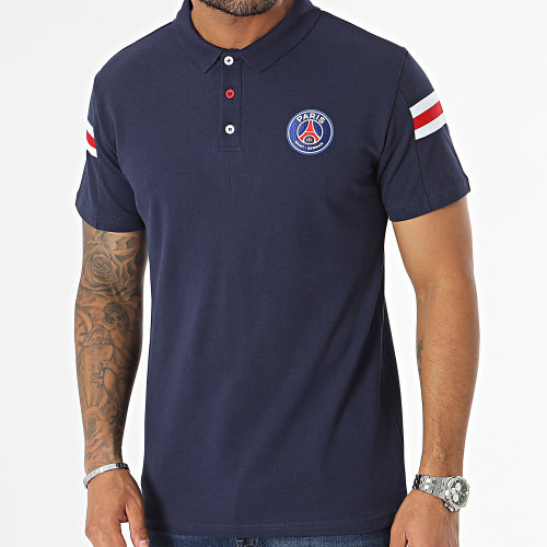 Polo Manches Courtes P15034C Bleu Marine