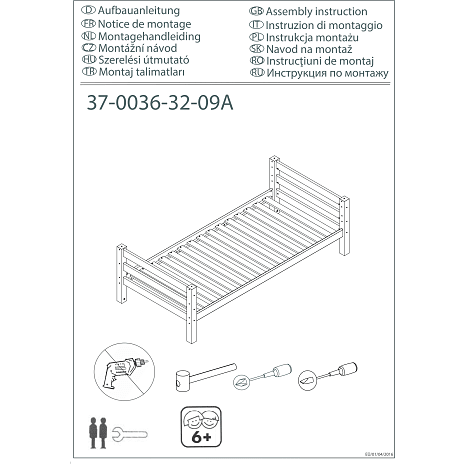 Hoppekids ECO Luxury Familie køjeseng 120x200 cm