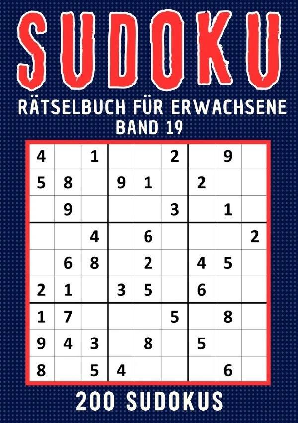 Sudoku Rätselbuch für erwachsene - Band 19