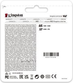 Kingston SDXC Geheugenkaart 64GB - 8K Ultra HD - UHS-II