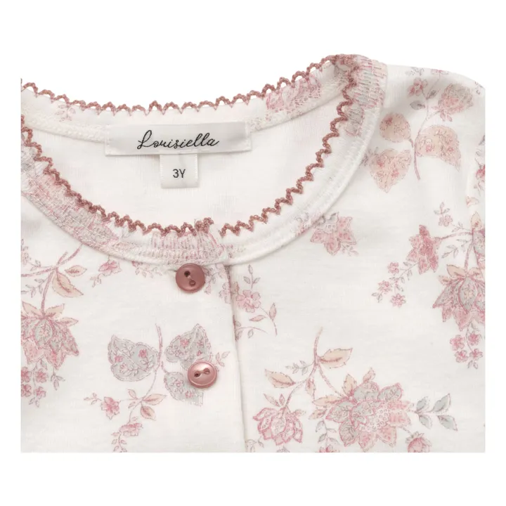 Louisiella Pyjama Poenia Fleuri | Vieux Rose