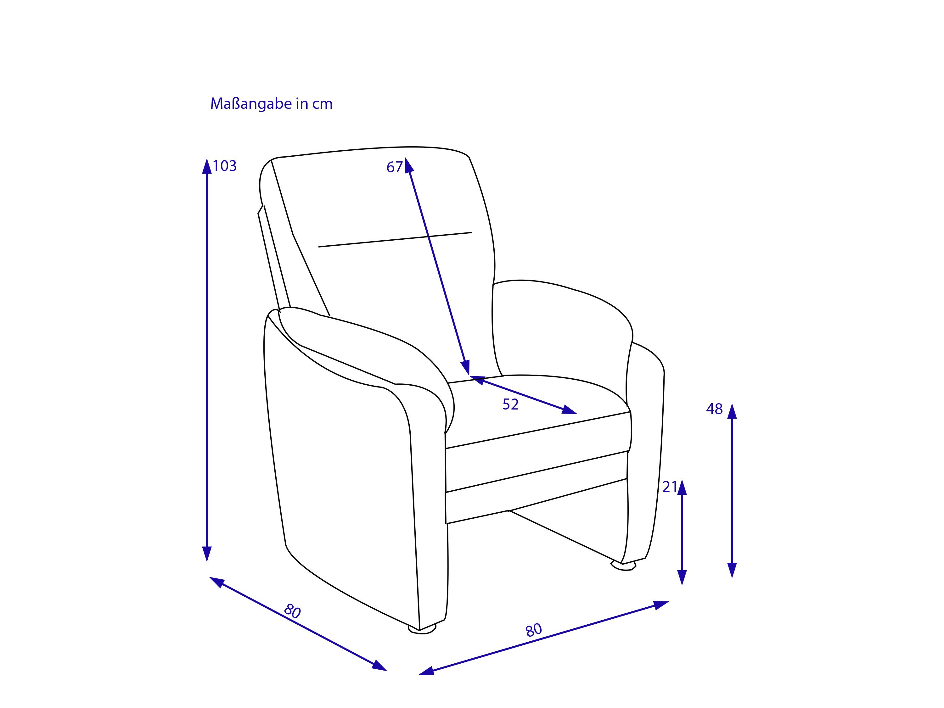 Sessel hoch ELASTOFORM STEVE