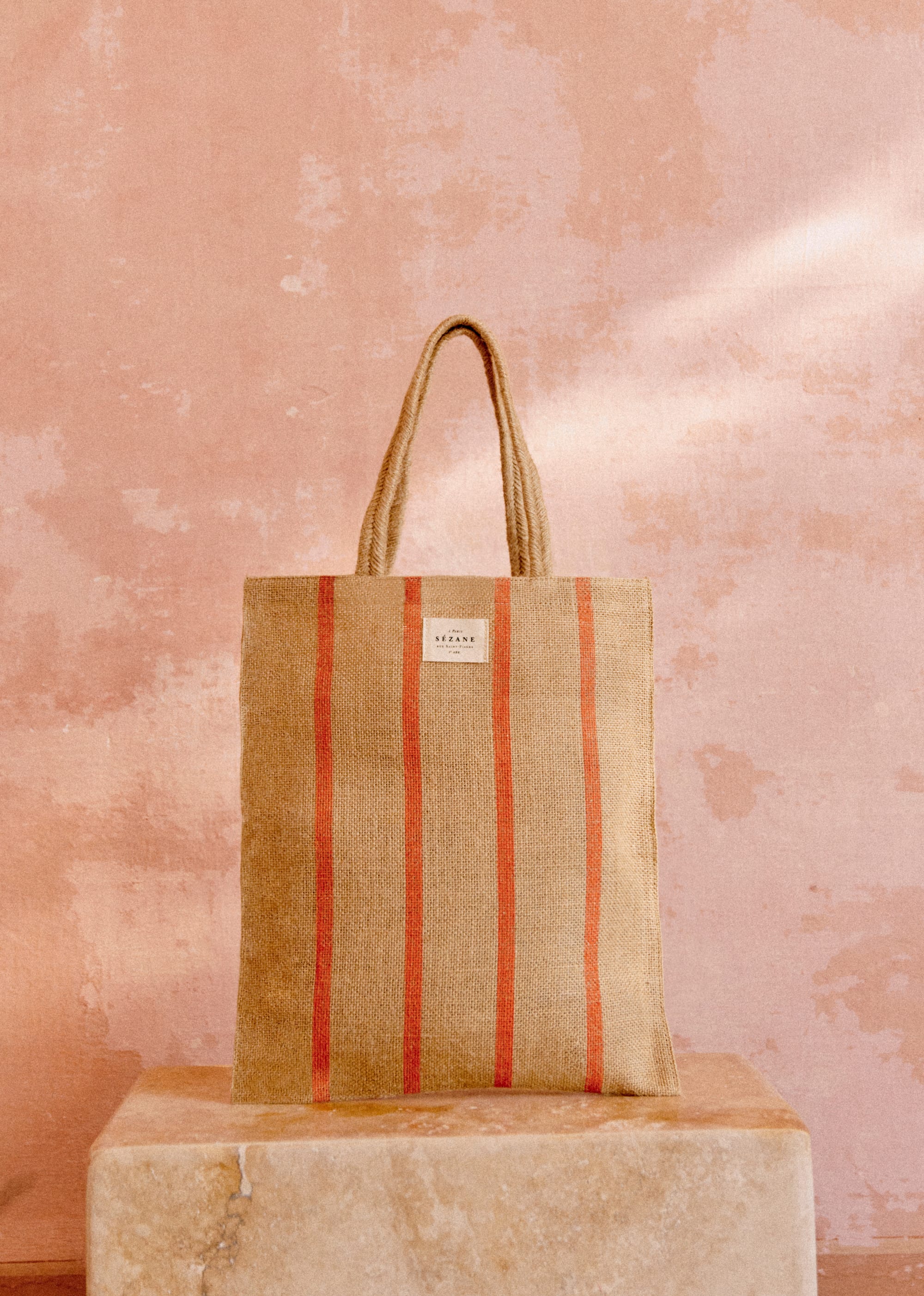 Petit Cabas Jute - Rouge - SACS/NEW SACS Nos Paniers 5906385