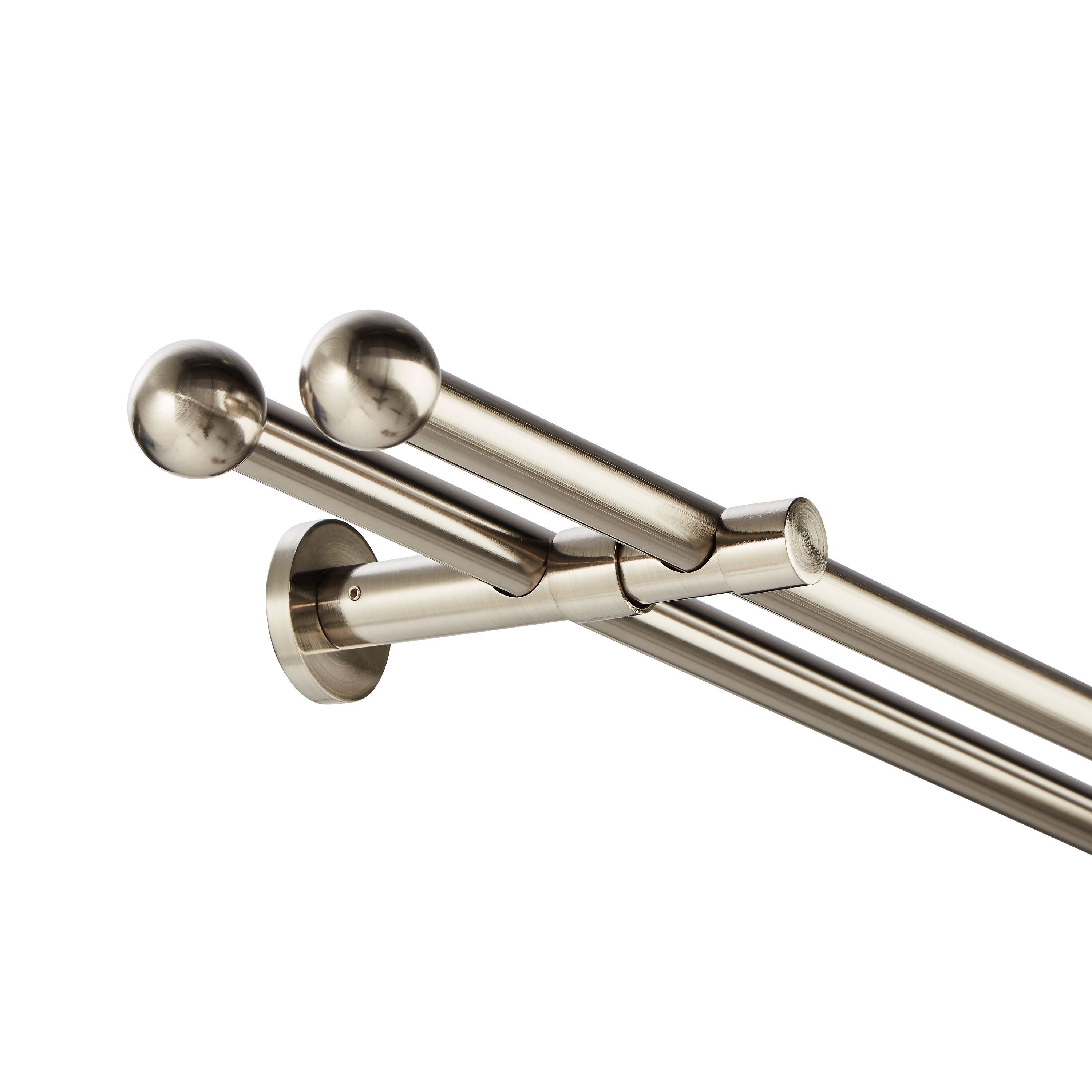 METALL Wandträger - Silber / B: 4.8 cm x H: 13.8 cm