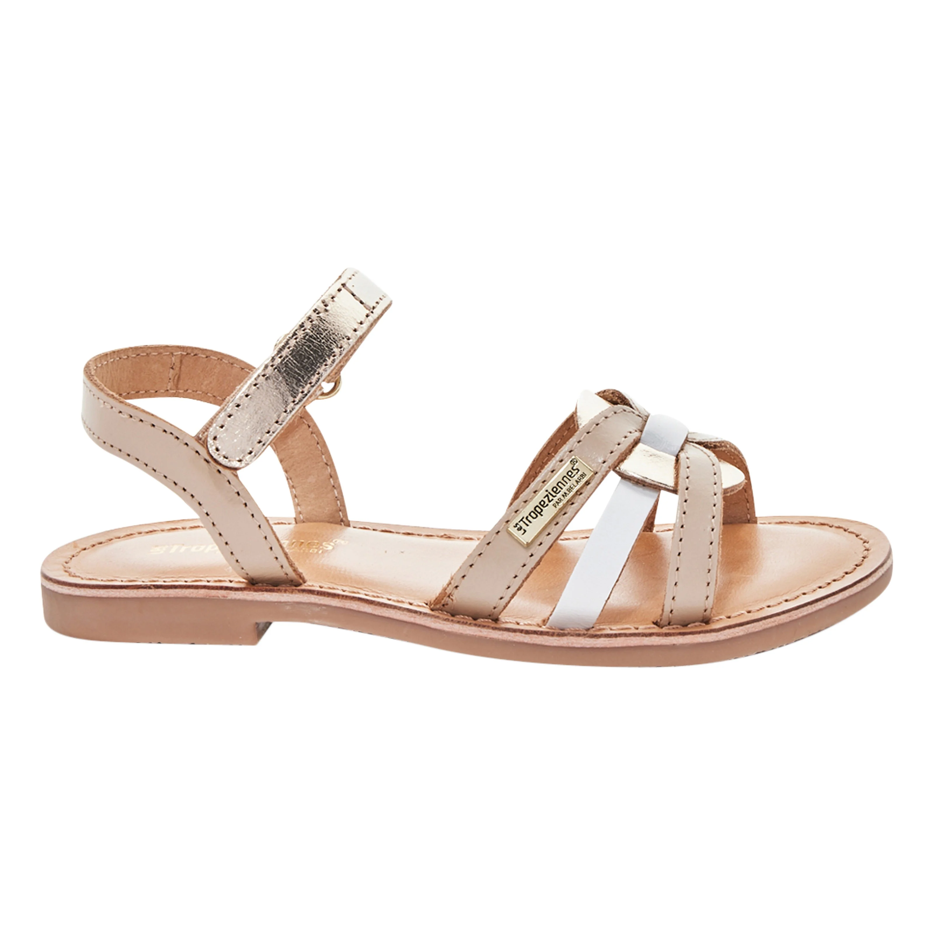 Sandale cuir enfantpar m.belarbi badalia | Beige
