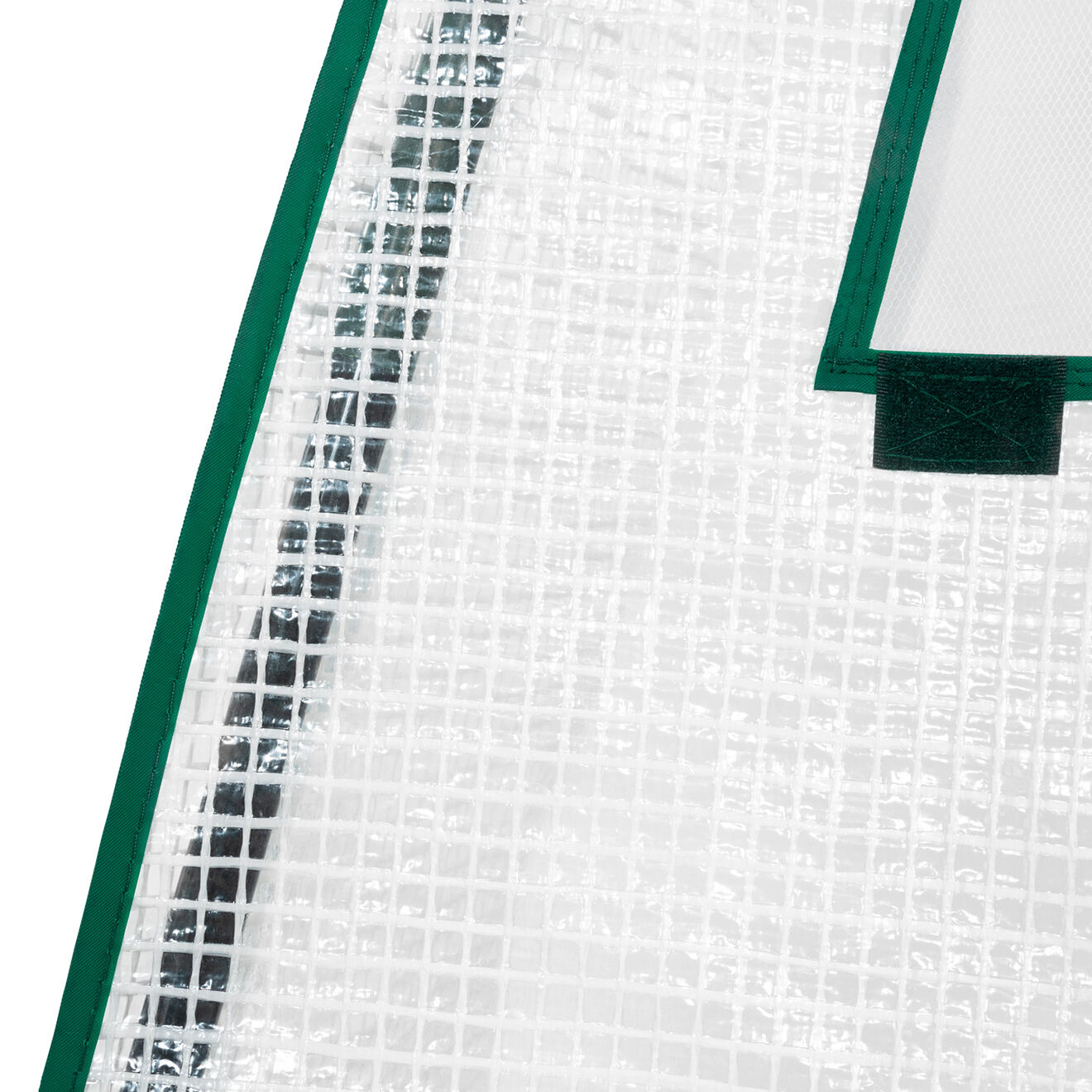 Pratik Garden Serre d'hivernage Teepee blanc transparent/vert - 140x140x160 cm