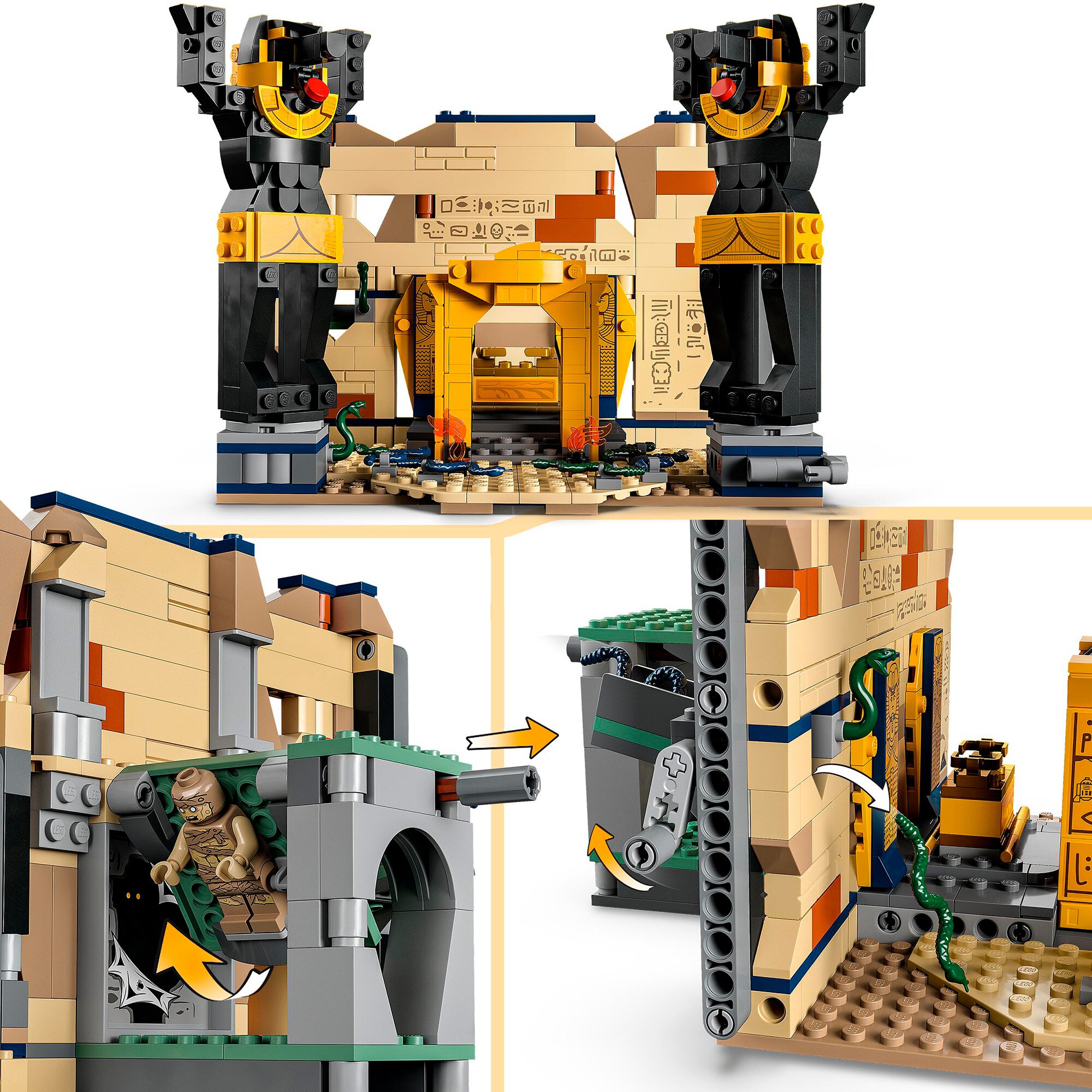 LEGO Konstruktionsspielzeug Indiana Jones Flucht aus dem Grabmal