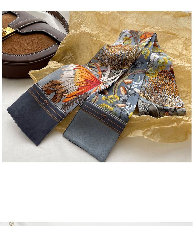 SOCOOL - Zijden sjaal met print (diverse designs)