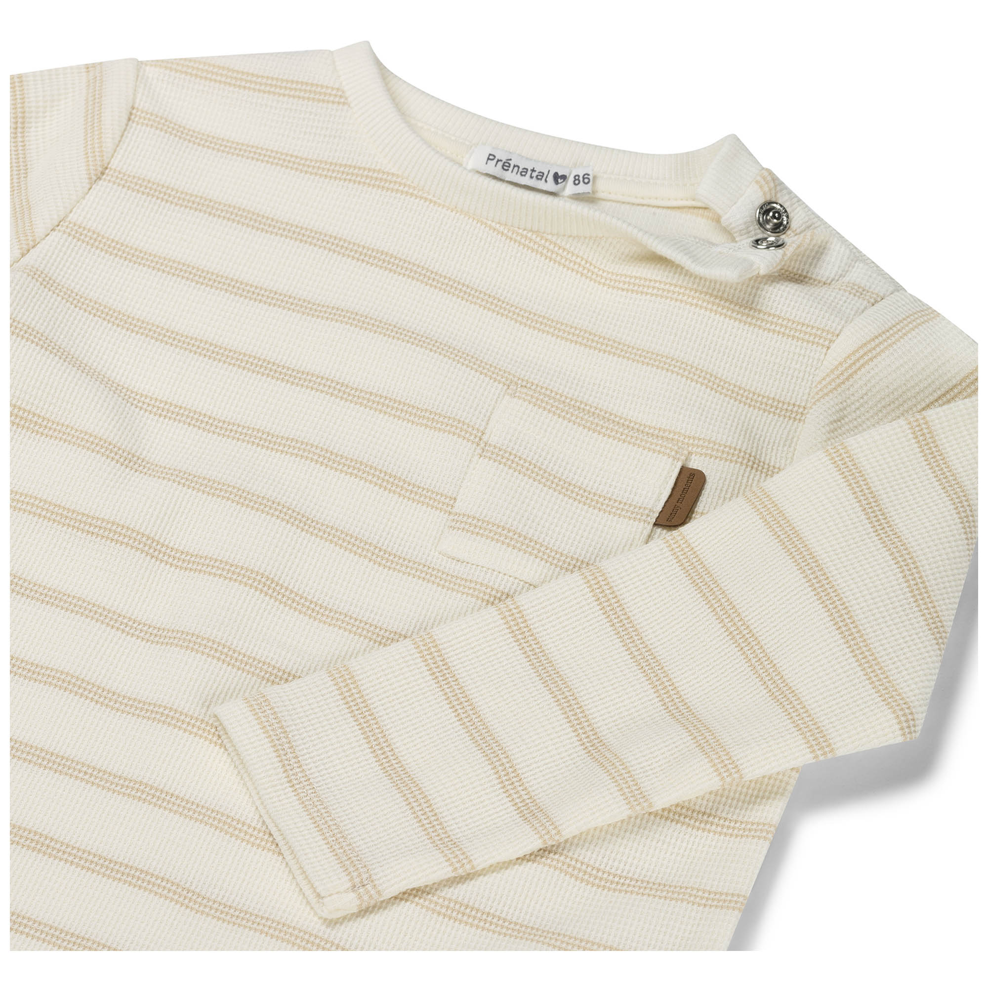 Prénatal baby shirt lange mouwen strepen multi