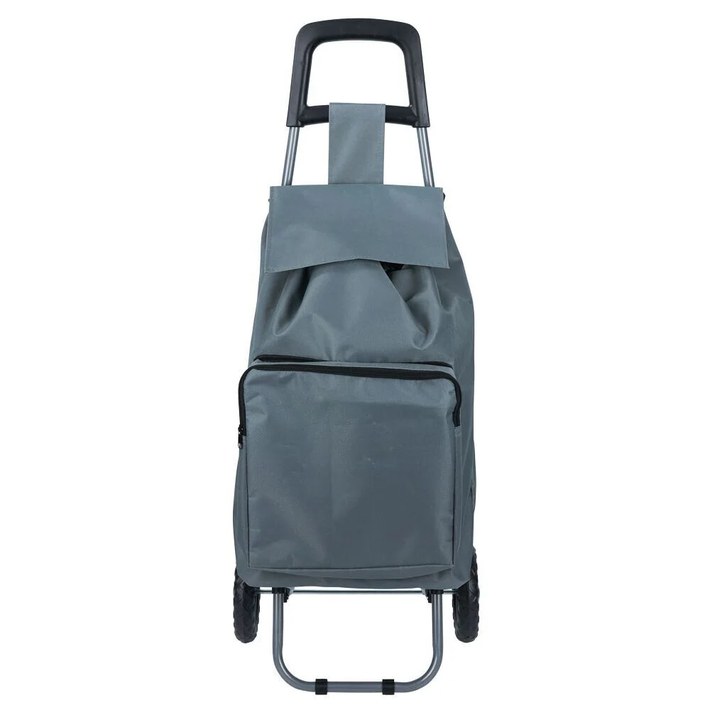 Chariot de course avec poche fraîcheur et 6 roues - 35xH.95cm