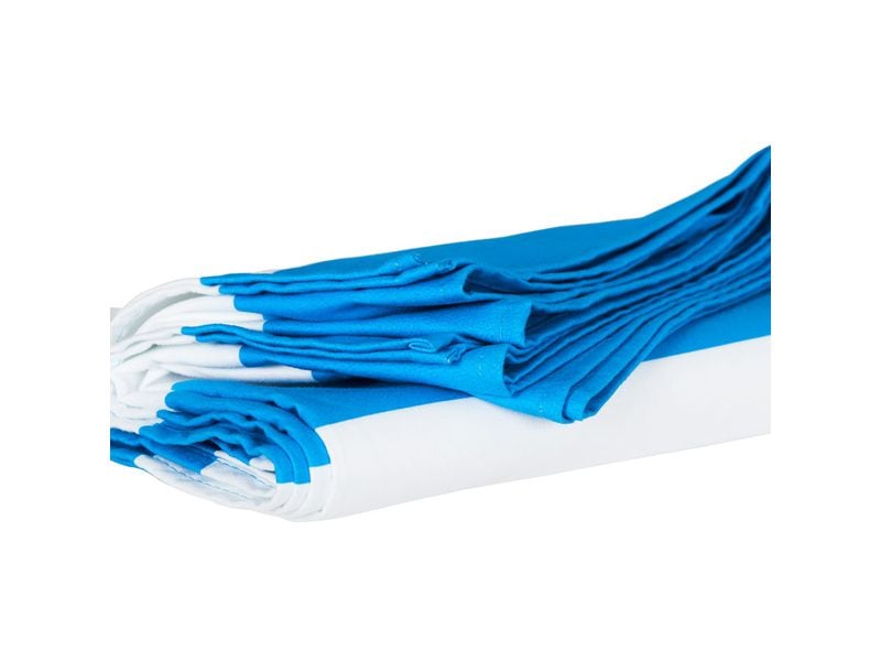 Dock & Bay Strandtuch Cabana L, Blau/Weiss Saugfähiges Badehandtuch