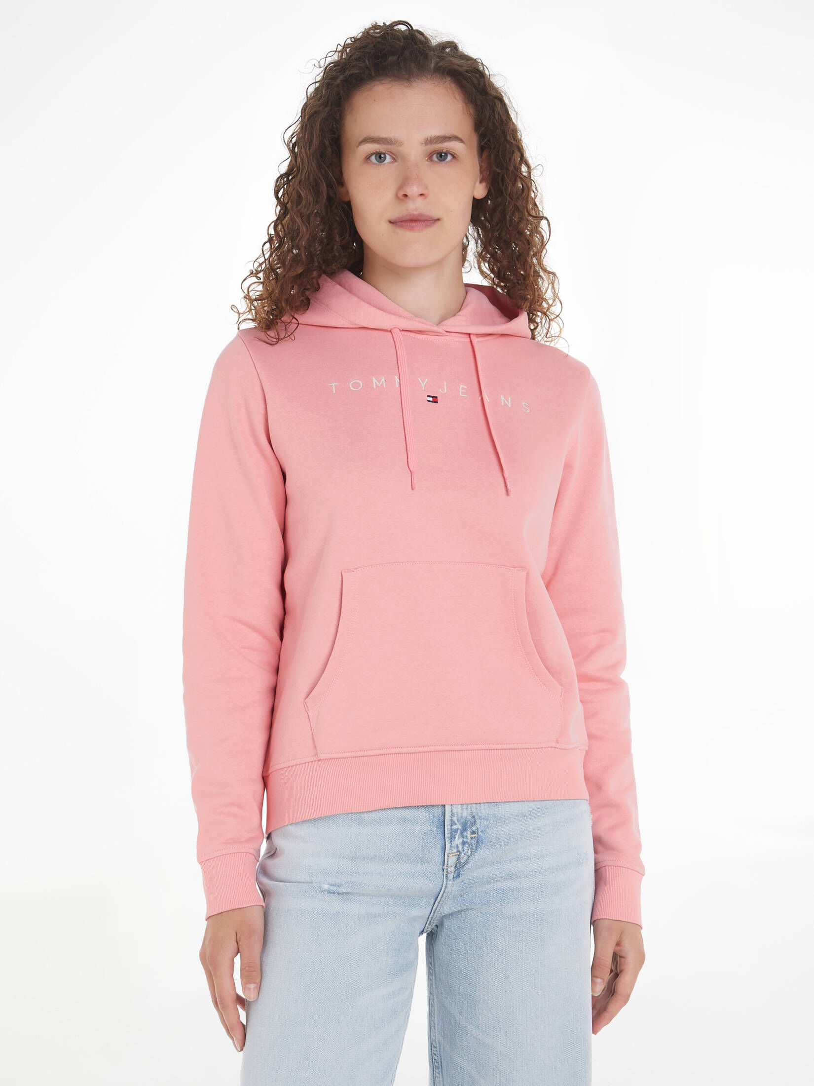 Tommy Jeans| Damen Sweatshirt mit Kapuze TJW REG LINEAR HOODIE