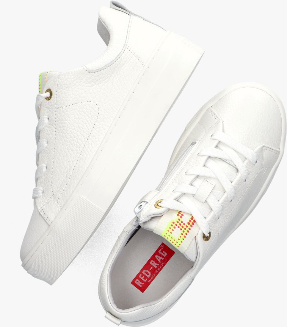 RED-RAG witte red-rag lage sneakers 13360