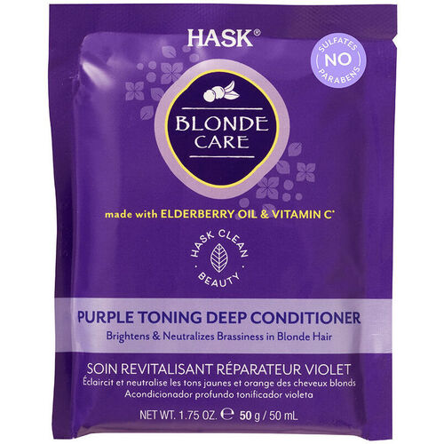 Hask - Blonde Care Purple Toning Deep Conditioner 50 Gr