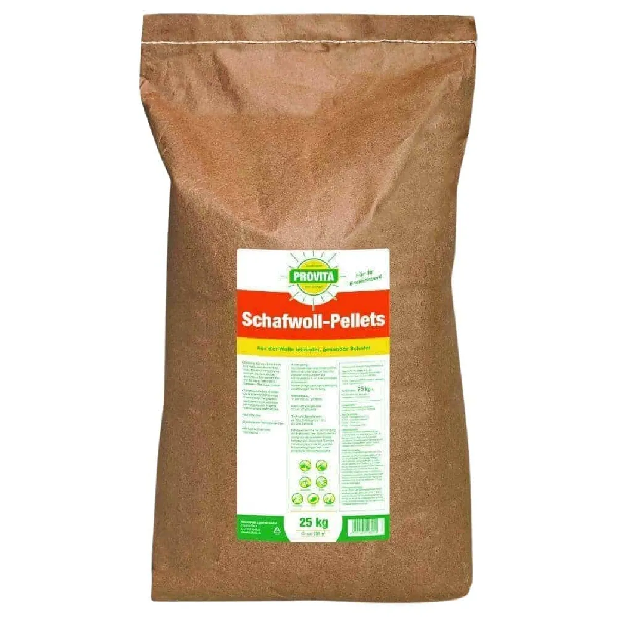 boni-shop Pellets de laine de mouton 25 kg