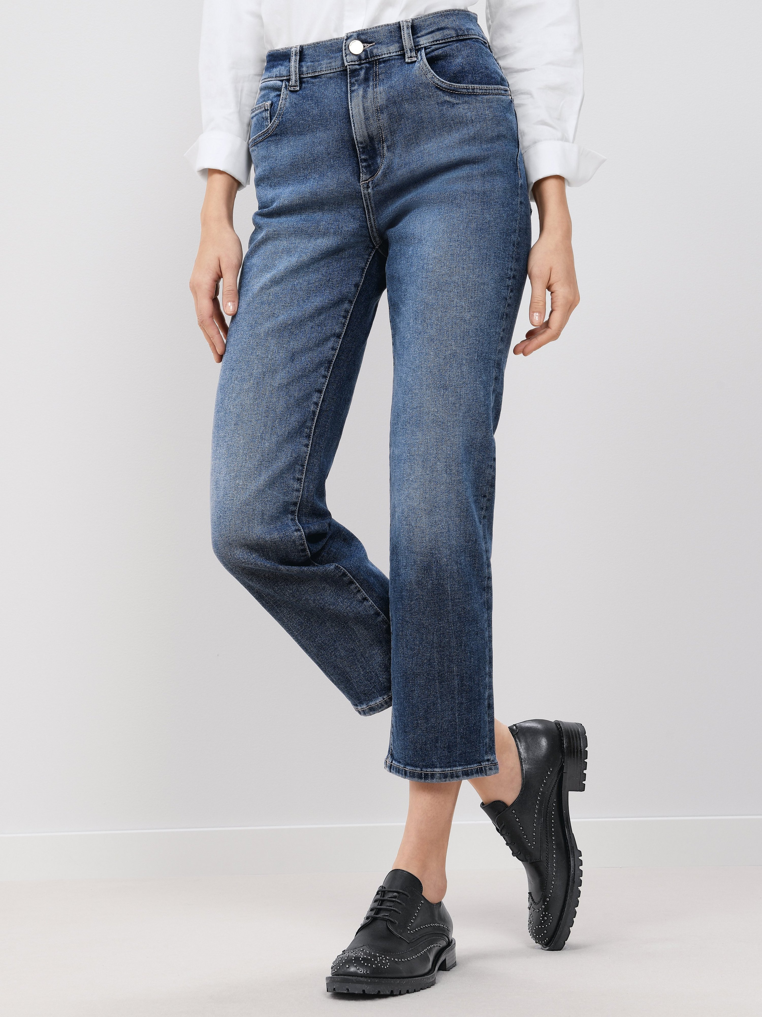 Knöchellange Jeans Modell Patti Straight Vintage
