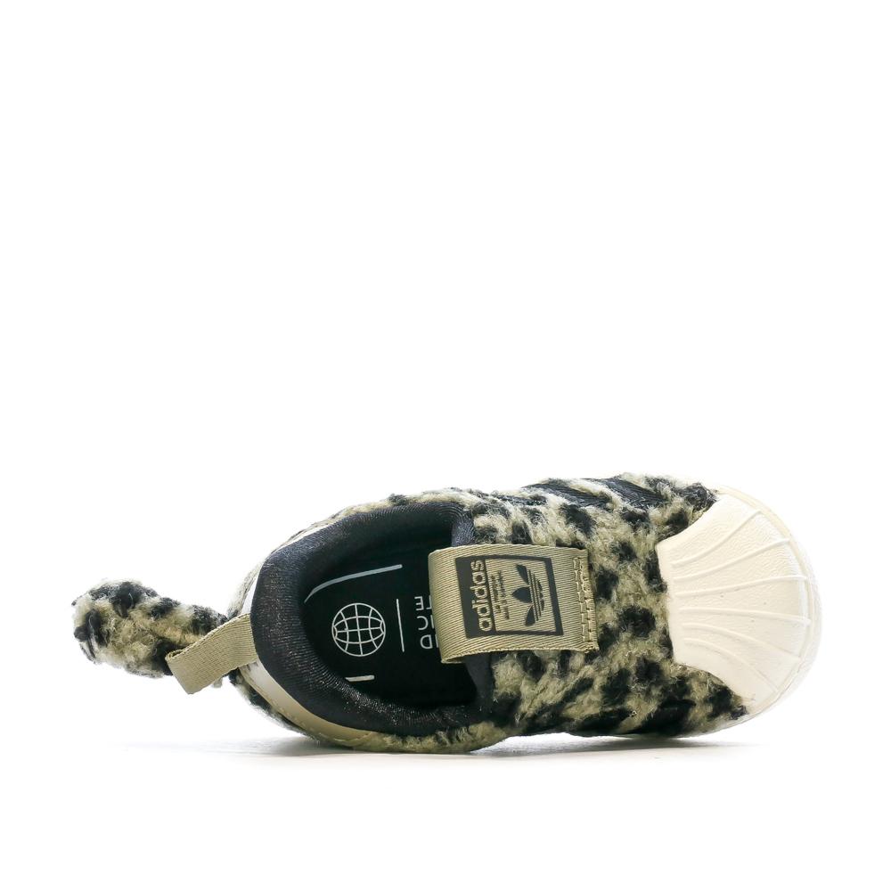 Adidas Baskets Kaki/Noir Garçon Superstar 360 IGY9174