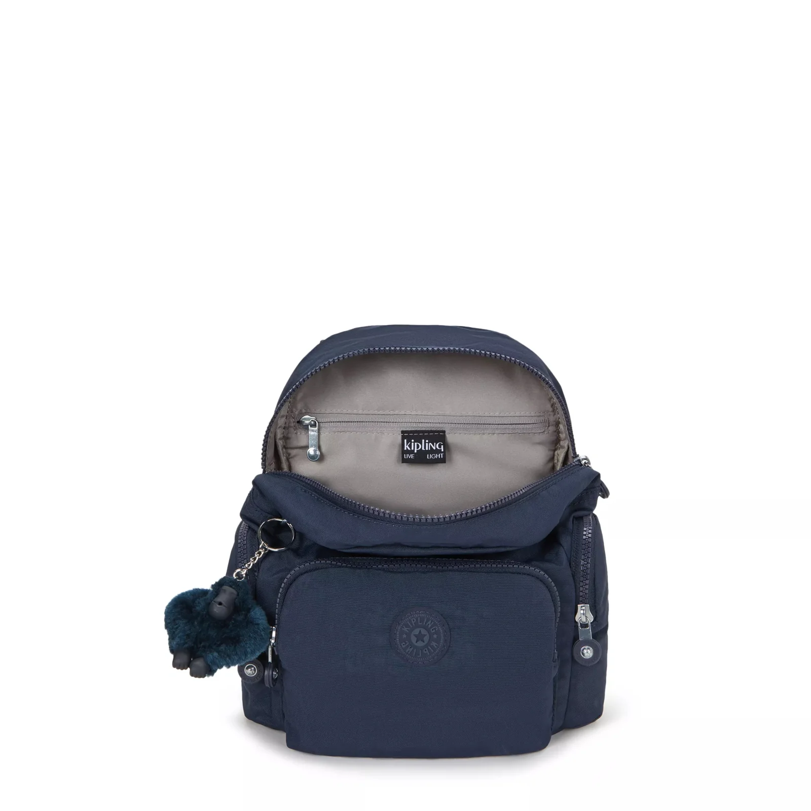 Kipling City Zip Mini Blue Bleu 2