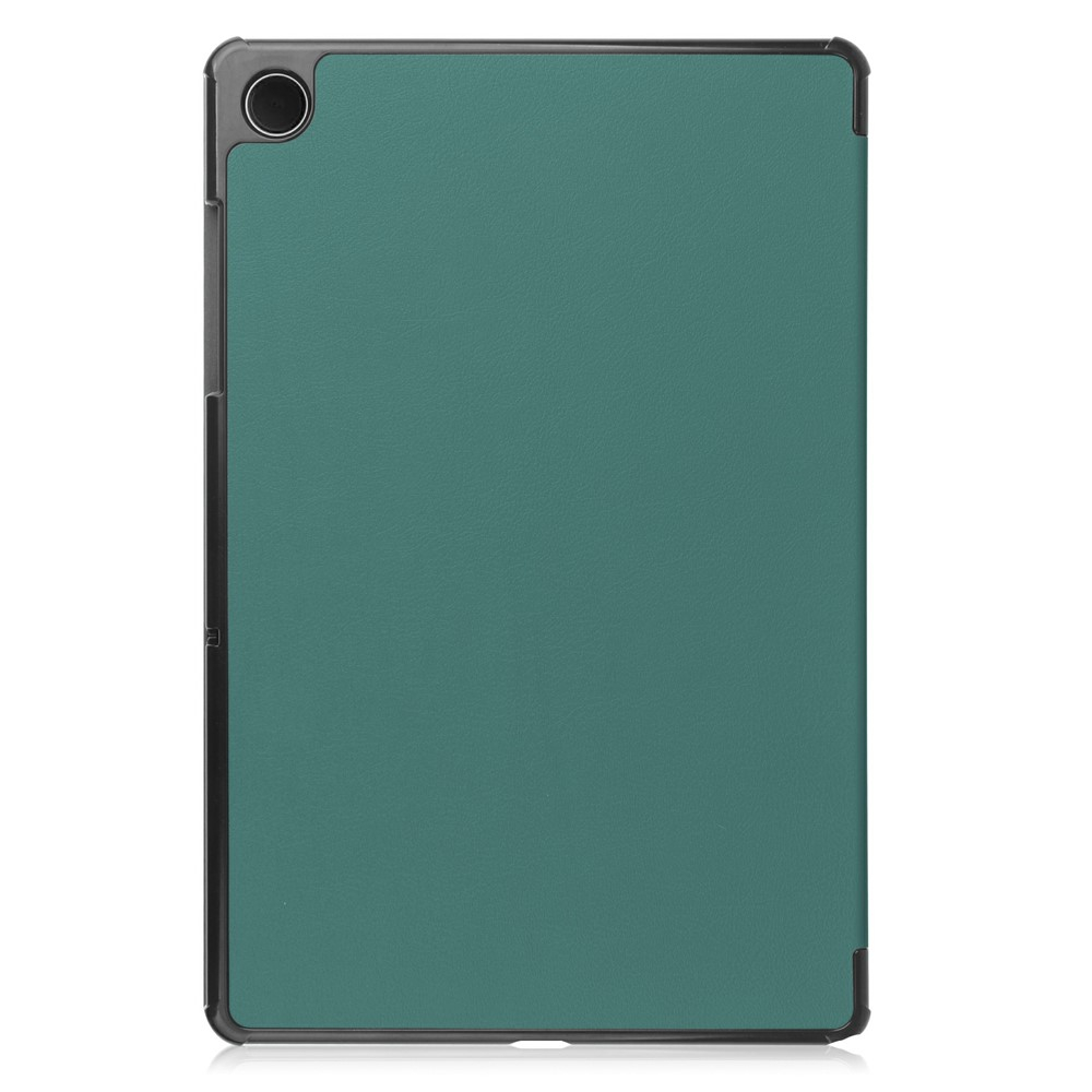Samsung Galaxy Tab A11  Plus / A9  Plus Leder Tasche Flip Cover Hülle - Grün