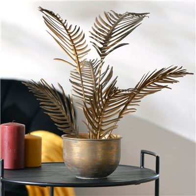 Plante d'intérieur décorative à poser - en métal