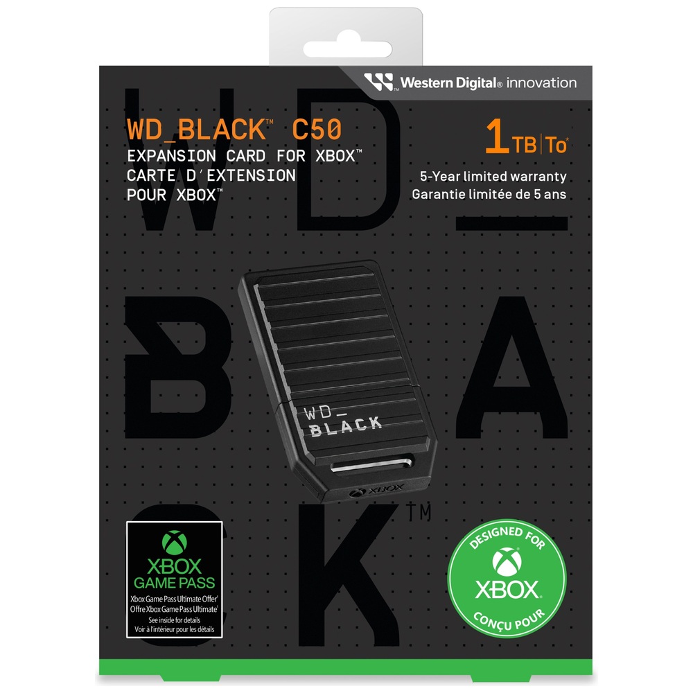 WD_BLACK C50 Erweiterungskarte für Xbox Series X|S - 1 TB