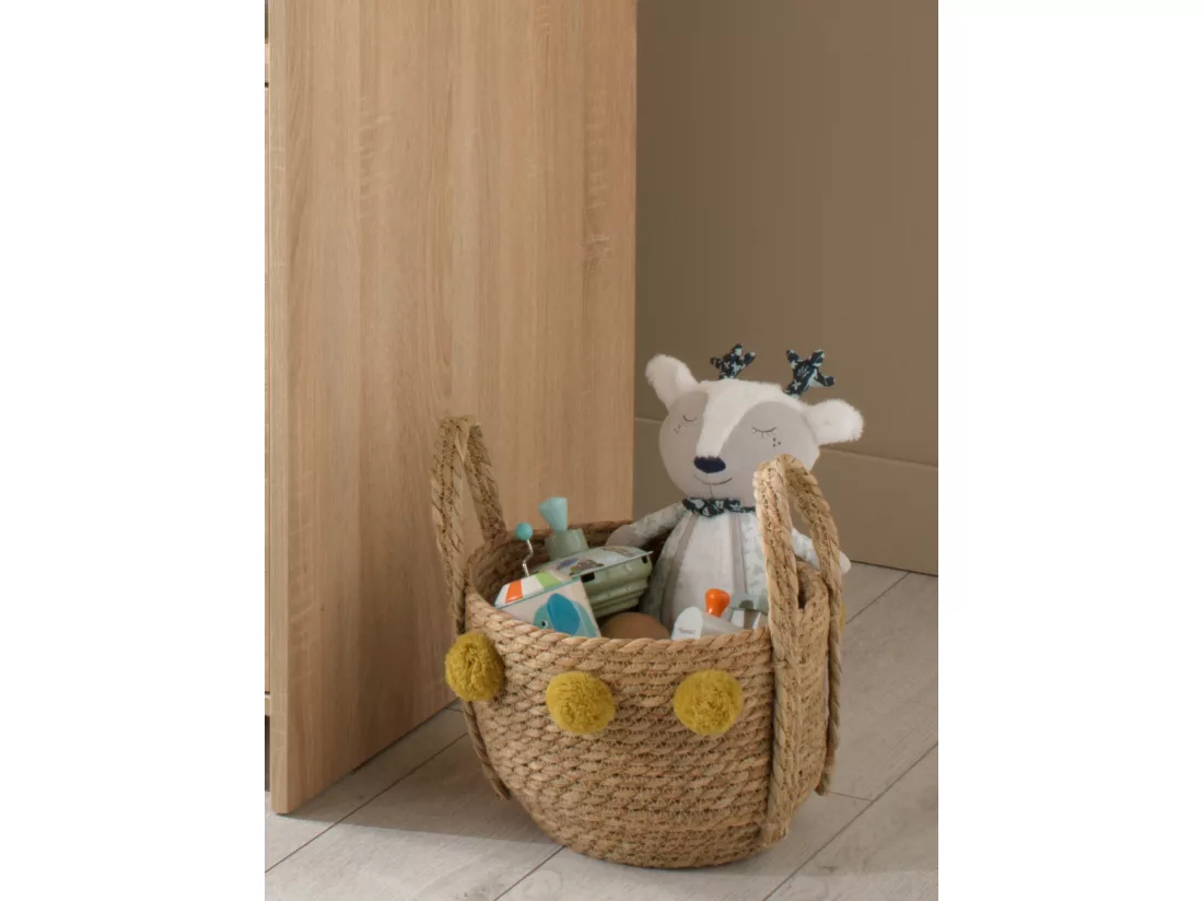 Doudou daim en velours gris