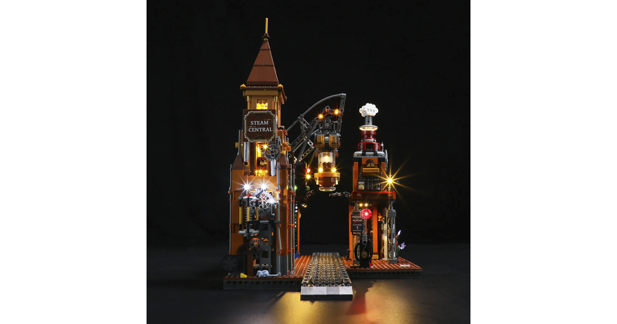 LumibricksSteampunk World - Steampunk Train Station Constructiespeelgoed  (F9007V2.0)