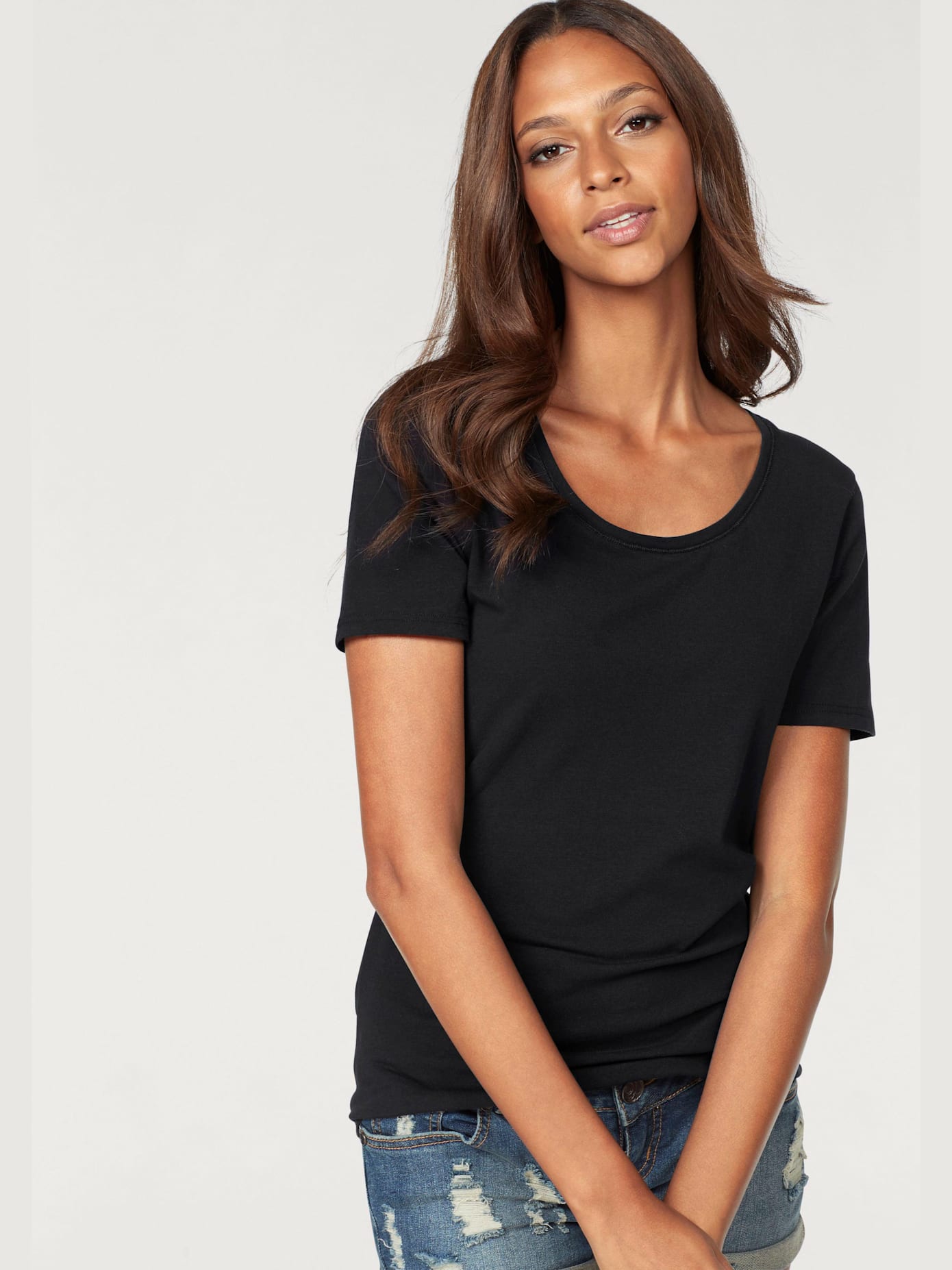 T-shirt à manches courtes t-shirts vivance en lot de 2