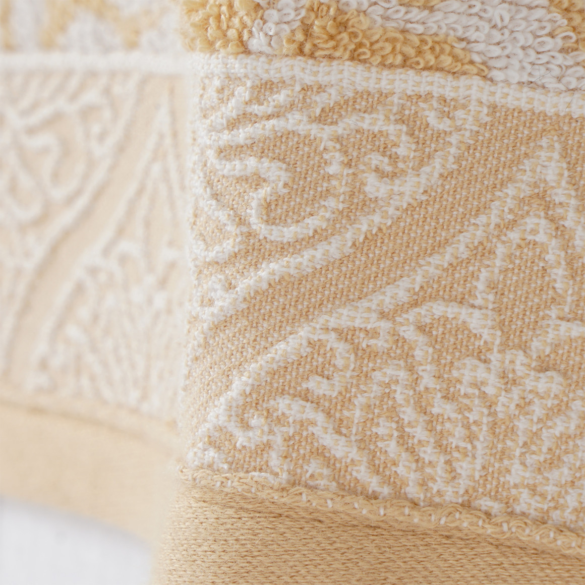 My Home Gästehandtuch mit orientalischem Muster hellgelb