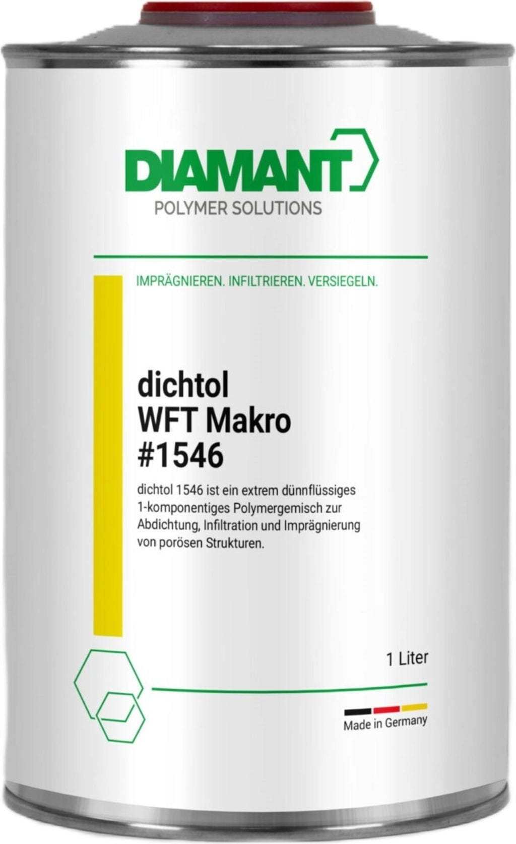 DIAMANT Polymer  dichtol WFT Makro, 1.000 ml    Gebrauchsfertiges Imprägnierungssystem für größere Poren