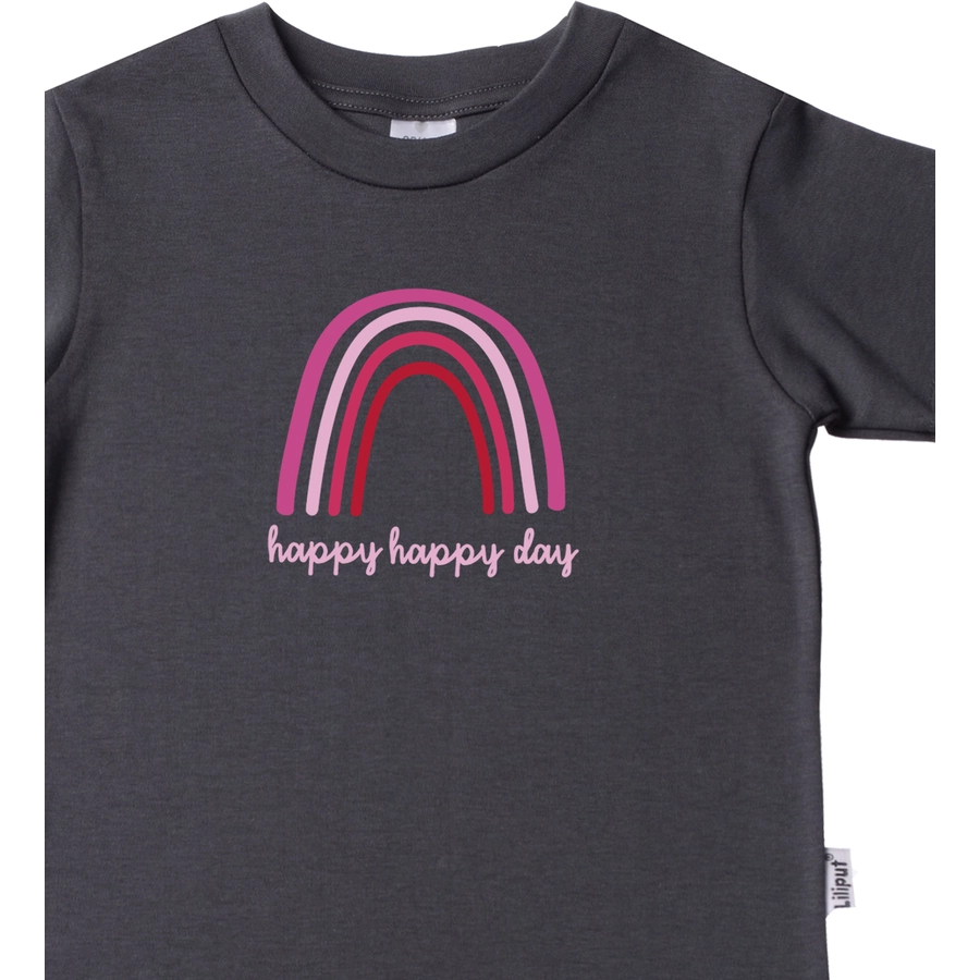 Liliput T-Shirts im 2er Pack Hug Me anthrazit-pink
