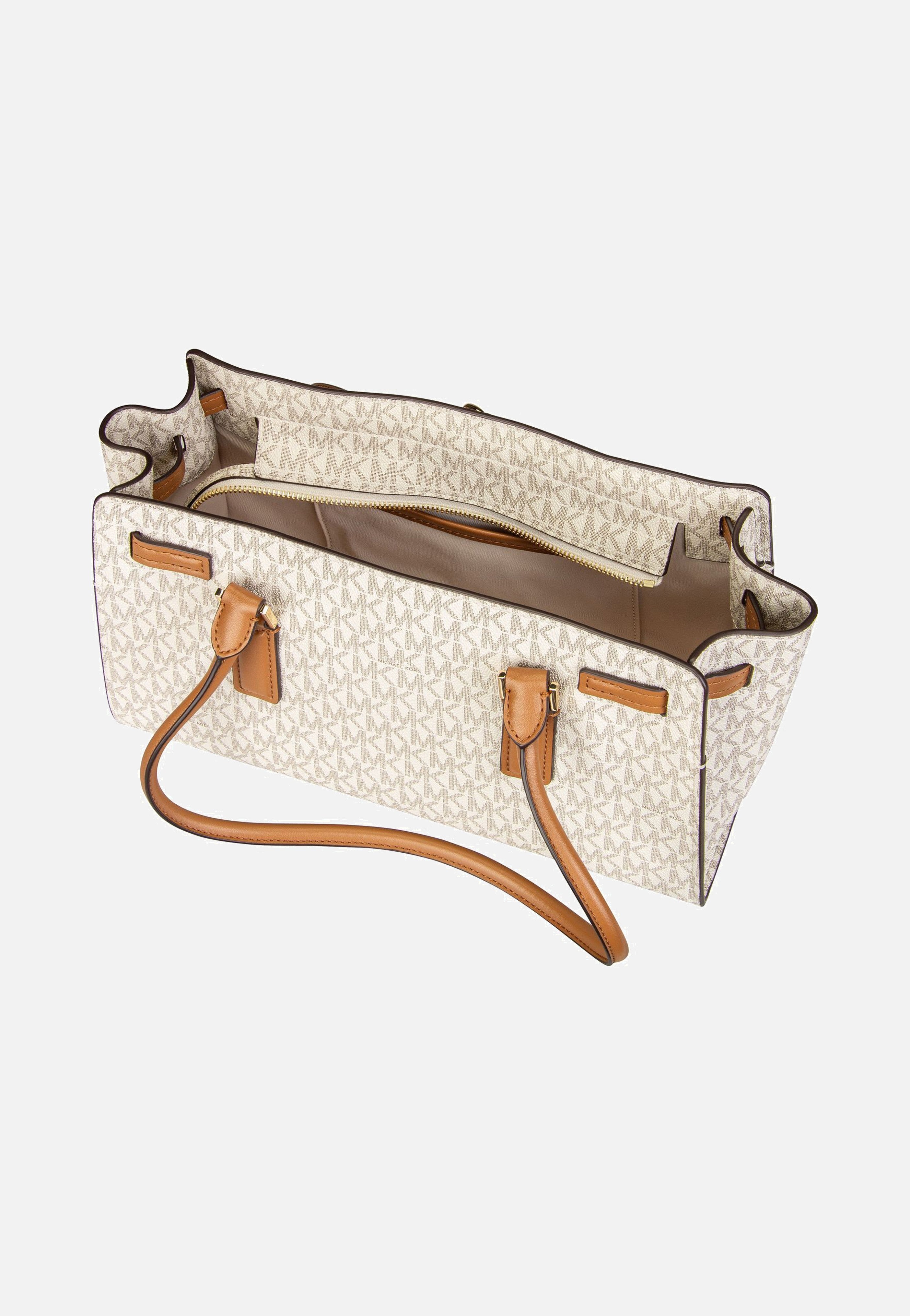 Hamilton SM EW Shoulder Tote MK SIG Vanilla/Acorn - Umhängetasche