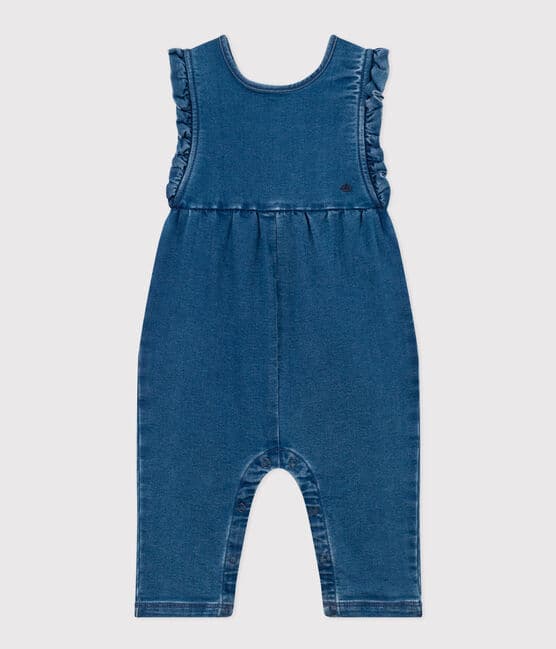 Combinaison en denim bébé.