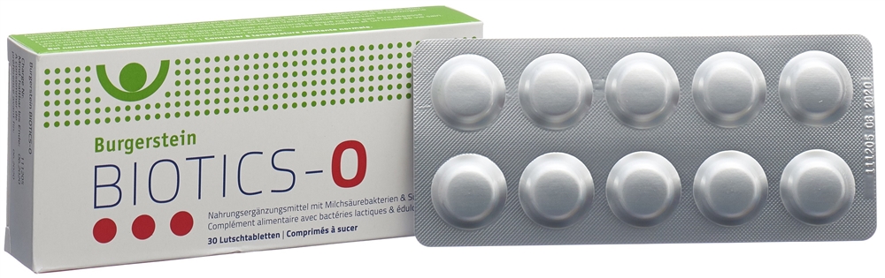 BURGERSTEIN Biotics-O Tabl Blist 30 Stk